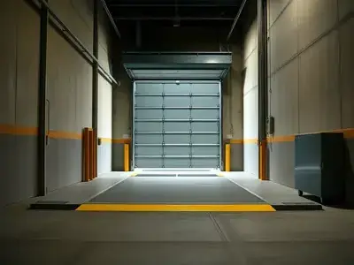 Loading dock pressure cleaning